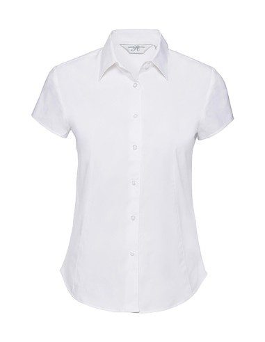 R-R-947F-0-Chemise ajustée manches courtes facile d’entretien pour femme